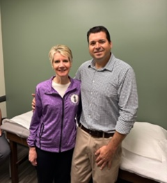 Photo of Vickie and Dr. Joshua Alpert